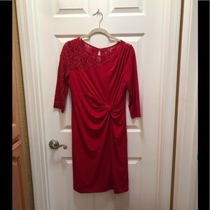 Formal red dress